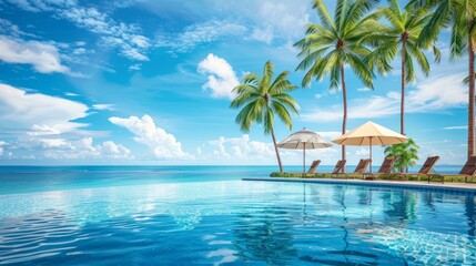 Tropical Paradise Poolside