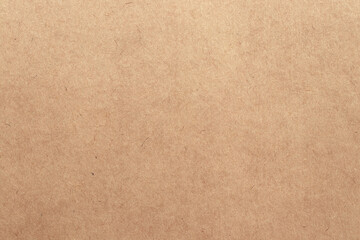 Brown cardboard sheet abstract background, texture of sepia color kraft paper with vintage pattern for design art work.