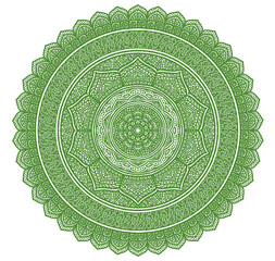 Signs and symbols. Circle pattern lotus or flower mandala art design. beauty, fashion, geometry.