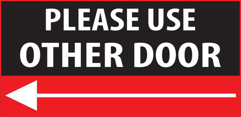 Please use other door sign vector.eps