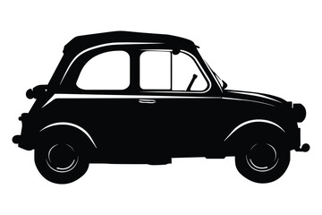 Microcar Car Silhouette vector