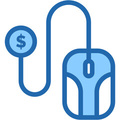 per Click, pay, per, purchase Icon