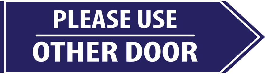 Please use other door notic sign vector.eps