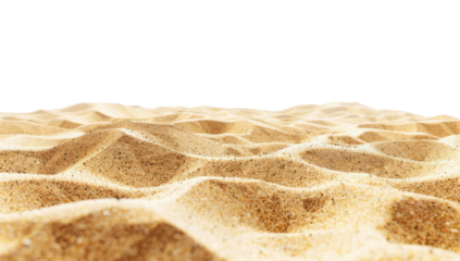 Sand Dunes on Transparent Background