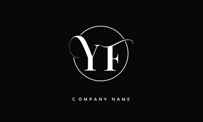 YF, FY, Y, F Abstract Letters Logo Monogram
