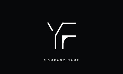 YF, FY, Y, F Abstract Letters Logo Monogram