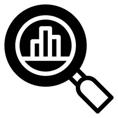 graph, lense, search, tool Icon