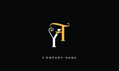 YF, FY, Y, F Abstract Letters Logo Monogram