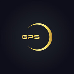 GPS logo. G P S design. White GPS letter. GPS, G P S letter logo design. G P S letter logo design in GOLD, GOLDEN LOGO, THREE, style. letter logo set in one artboard. G P S letter logo vector design.