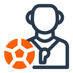 Football Coach Leading the Team Strategy