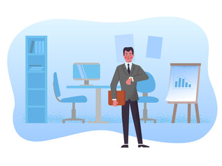 Businessman at the office