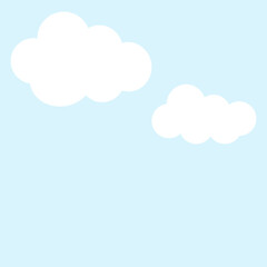 맑은 하늘 뭉게구름