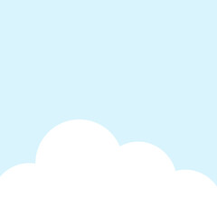 맑은 하늘 뭉게구름