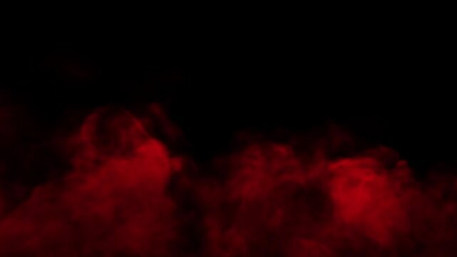 Red smoke abstract animated background
