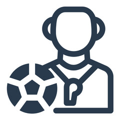 Football Coach Leading the Team Strategy