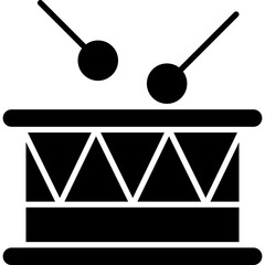 Drum, orchestra, drumsticks, percussion, instrument Icon