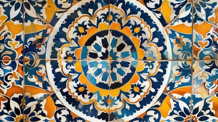 Kaleidoscopic patterns in vivid color palette