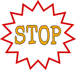 Stop sign, stop icon design, stop illustration, stop icon