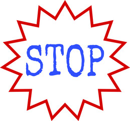 Stop sign, stop icon design, stop illustration, stop icon