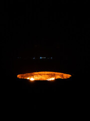 Darvaza Gas Crater, in the Karakum Desert in Turkmenistan at night 6 © Amine