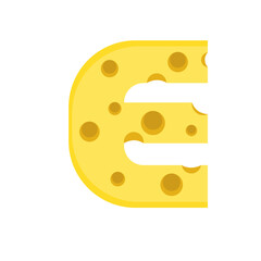 Cheese Letter E