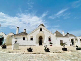 Trulli or Trullo house, an UNESCO World Heritage, Alberobello.