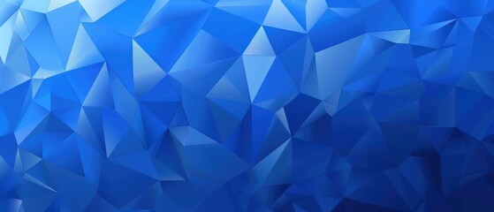 Fototapeta premium Blue geometric gradient background