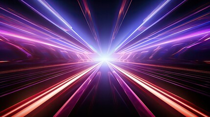 Future technology line background and light effect