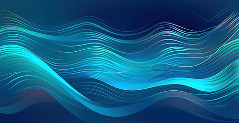 Obraz premium Abstract wavy graphic color background, dynamic energetic modern. AI generated.