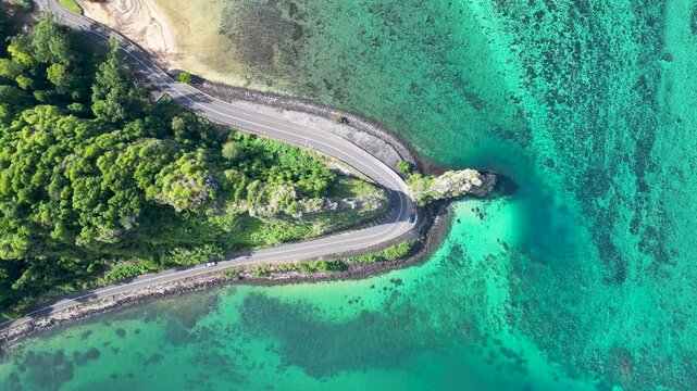 Maconde Viewpoint At Baie Du Cap In Mauritius Island Mauritius. Indian Ocean Landscape. Beach Paradise. Baie Du Cap At Mauritius Island Mauritius. Seascape Outdoor. Coastal Road.