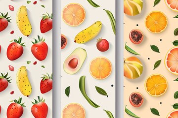 fruit themed for backgrounds