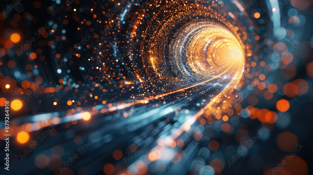 Poster Abstract particle motion in a high-tech environment