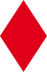 Obraz premium Playing Card Suit Diamonds