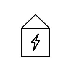 electricity line icon