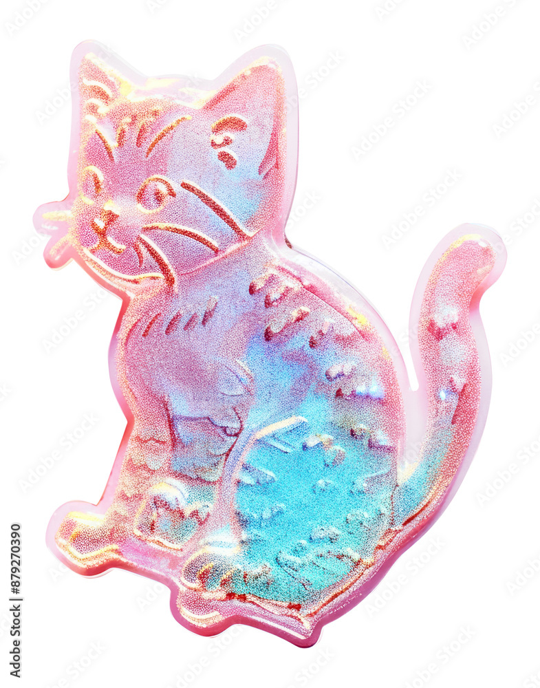 Poster png kitten pattern animal mammal.