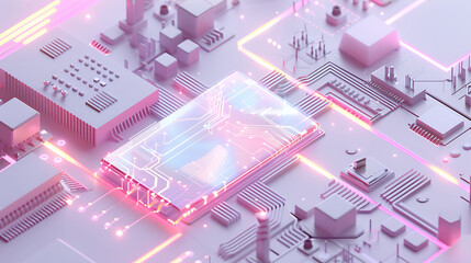 Fototapeta premium chip technology