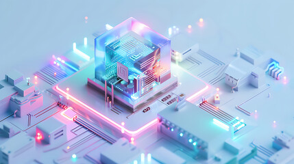 Fototapeta premium chip technology