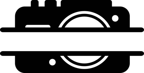 Camera Split Border Photography