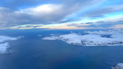 Aerial View of the Nordic glaciers