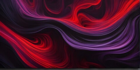 Obraz premium abstract swirled pattern intertwining gradients of vibrant colors