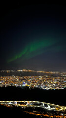 Beautiful Northern Lights above Troms&oslash;
