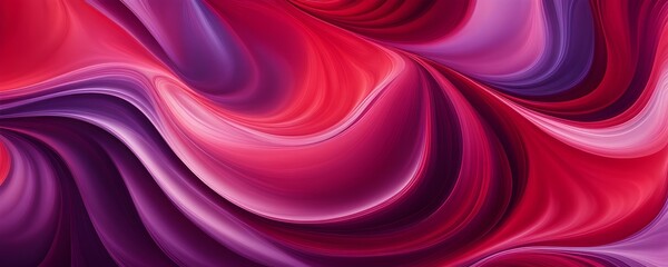 abstract swirled pattern intertwining gradients of vibrant colors