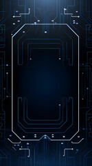 Digital circuit technology graphics poster mobile phone background