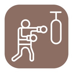 Boxing icon vector image. Can be used for Sport Equipment.