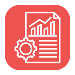 Business Performance icon vector image. Can be used for Business Performance.