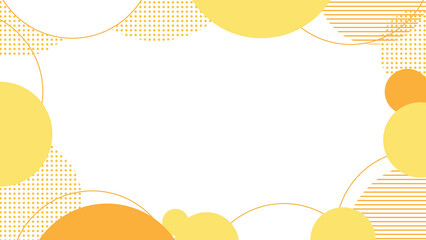 黄色丸フレーム