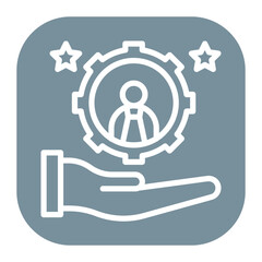 Talent Management icon vector image. Can be used for Business Performance.