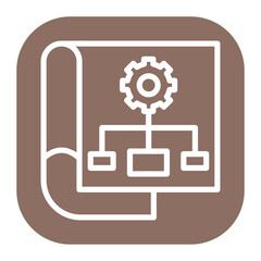 Project Planning icon vector image. Can be used for Action Plan.
