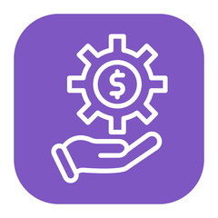 Funding Source icon vector image. Can be used for Loan.