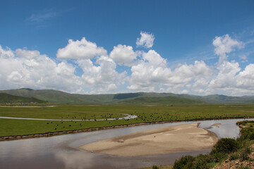 landscape with river